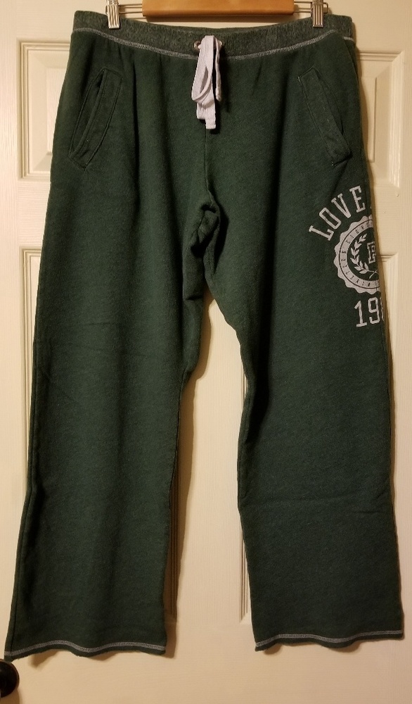 Pink boyfriend sweatpants